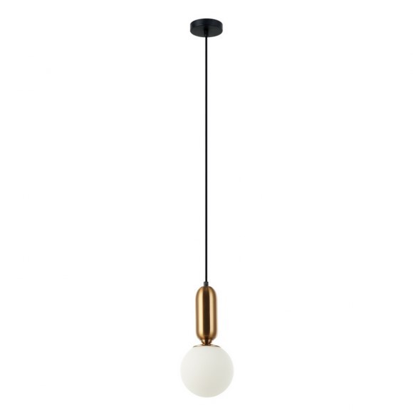 Italux 5900644430759 Lustr | E27 | Barevný kov | Bílá | Bronz | Černá