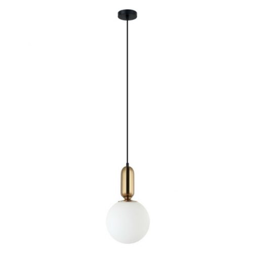 Italux 5900644430766 Lustr | E27 | Barevný kov | Bílá | Bronz | Černá