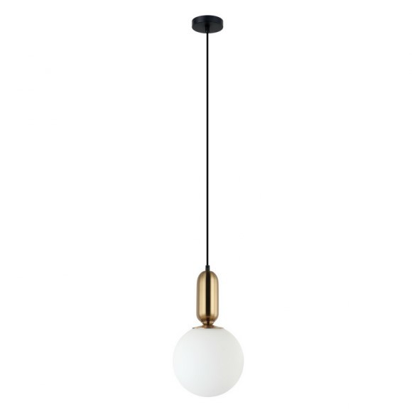 Italux 5900644430766 Lustr | E27 | Barevný kov | Bílá | Bronz | Černá
