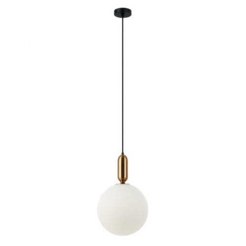 Italux 5900644430773 Lustr | E27 | Barevný kov | Bílá | Bronz | Černá