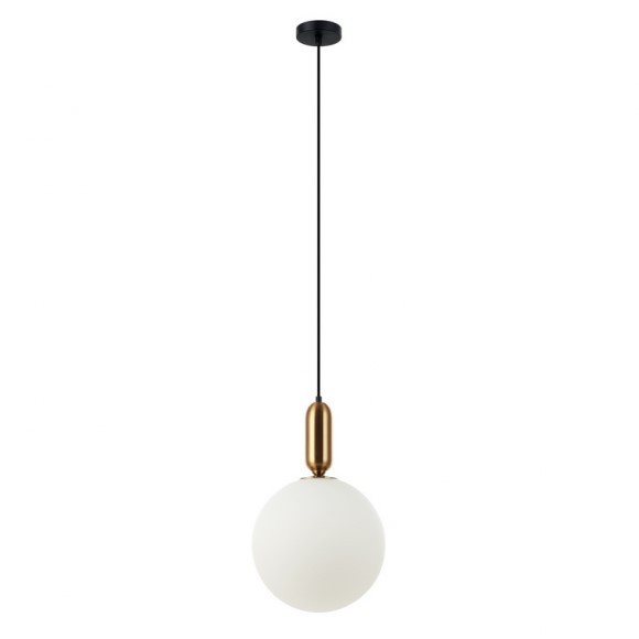 Italux 5900644430773 Lustr | E27 | Barevný kov | Bílá | Bronz | Černá