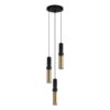 Italux 5900644430858 Lustr | GU10 | Barevný kov | Bronz | Černá