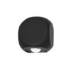 Italux 5900644431626 LED Nástěnné venkovní světlo | Přírodní bílá | Černá | 2W