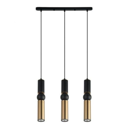 Italux 5900644432234 Lustr | GU10 | Barevný kov | Bronz | Černá