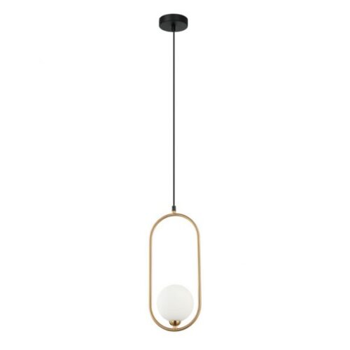 Italux 5900644432289 Lustr | G9 | Barevný kov | Bílá | Bronz