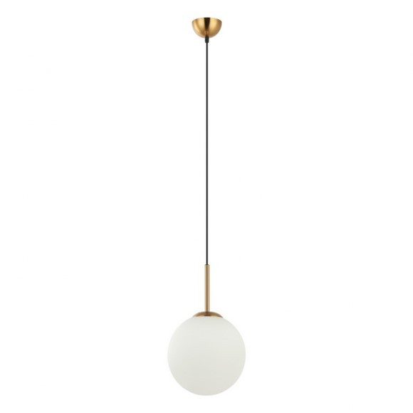 Italux 5900644432333 Lustr | E27 | Barevný kov | Bílá | Bronz