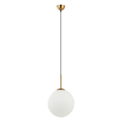 Italux 5900644432357 Lustr | E27 | Barevný kov | Bílá | Bronz