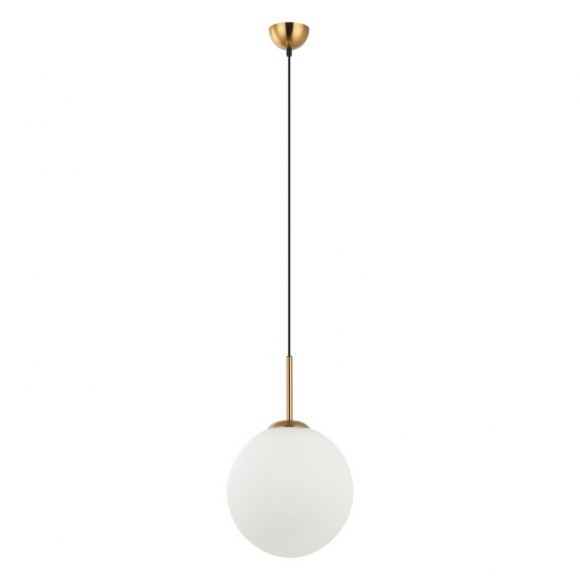 Italux 5900644432357 Lustr | E27 | Barevný kov | Bílá | Bronz