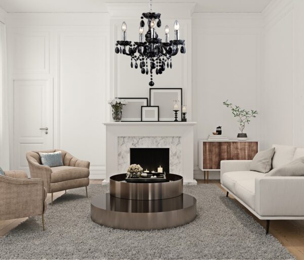Italux 5900644331643 Lustr | E14 | Černá
