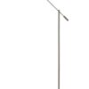 Lucide 19766/09/12 LED stojací lampa | Teplá bílá | Kov | Nerez | 9W