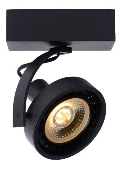 Lucide 22968/12/30 LED bodové svítidlo | Teplá bílá | Černá | 12W