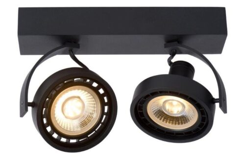 Lucide 22968/24/30 LED bodové svítidlo | Teplá bílá | Černá | 2x12W
