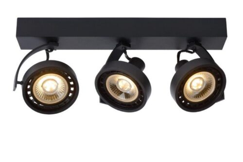 Lucide 22968/36/30 LED bodové svítidlo | Teplá bílá | Černá | 3x12W
