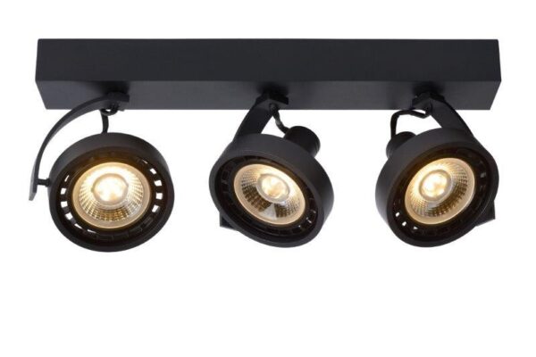 Lucide 22968/36/30 LED bodové svítidlo | Teplá bílá | Černá | 3x12W