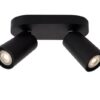 Lucide 23954/11/30 LED bodové svítidlo | Teplá bílá | Černá | 2x5W