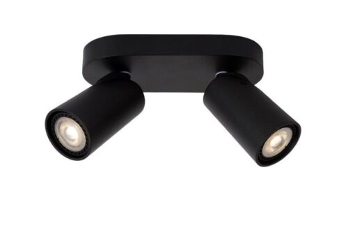 Lucide 23954/11/30 LED bodové svítidlo | Teplá bílá | Černá | 2x5W