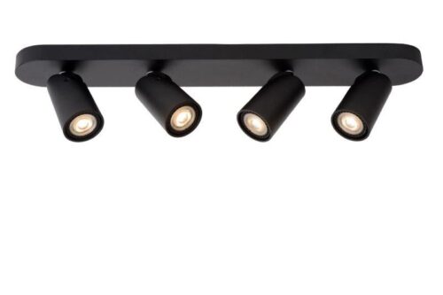 Lucide 23954/21/30 LED bodové svítidlo | Teplá bílá | Černá | 4x5W
