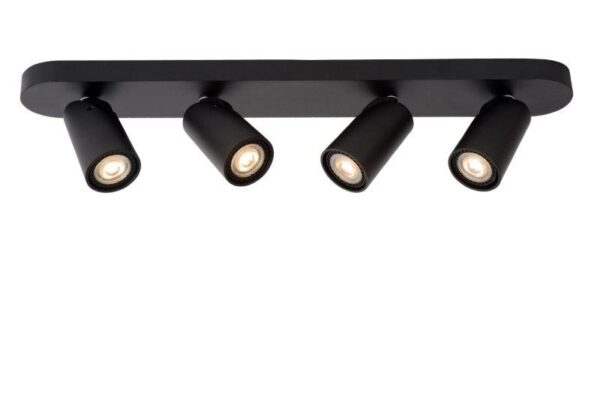 Lucide 23954/21/30 LED bodové svítidlo | Teplá bílá | Černá | 4x5W