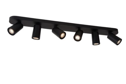 Lucide 23954/31/30 LED bodové svítidlo | Teplá bílá | Černá | 6x5W