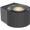 Lucide 27220/12/30 LED nástěnní svítidlo | Teplá bílá | Černá | 12W