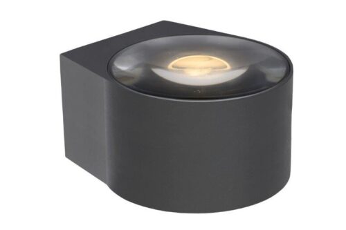 Lucide 27220/12/30 LED nástěnní svítidlo | Teplá bílá | Černá | 12W