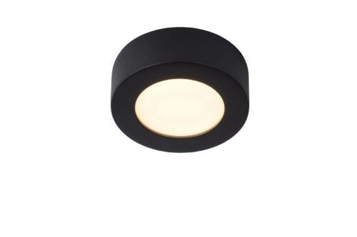 Lucide 28116/11/30 LED Koupelnové stropní svítidlo | Teplá bílá | Černá | 8W