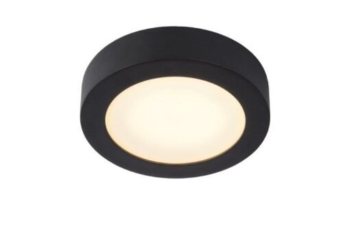 Lucide 28116/18/30 LED Koupelnové stropní svítidlo | Teplá bílá | Černá | 11W