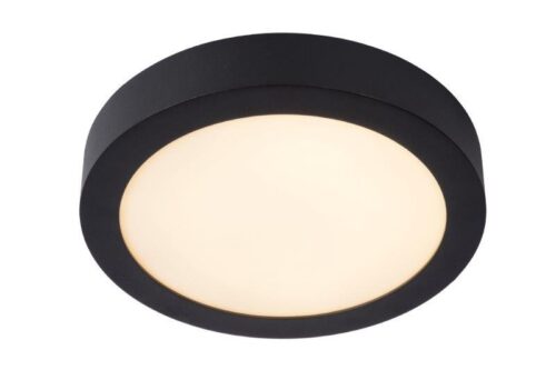 Lucide 28116/24/30 LED Koupelnové stropní svítidlo | Teplá bílá | Černá | 15W