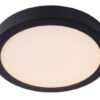 Lucide 28116/30/30 LED Koupelnové stropní svítidlo | Teplá bílá | Černá | 30W