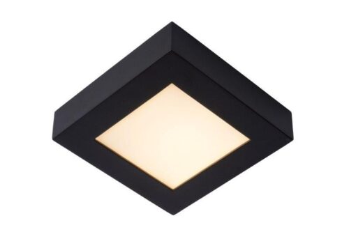Lucide 28117/17/30 LED Koupelnové stropní svítidlo | Teplá bílá | Černá | 15W