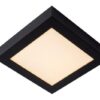 Lucide 28117/22/30 LED Koupelnové stropní svítidlo | Teplá bílá | Černá | 22W