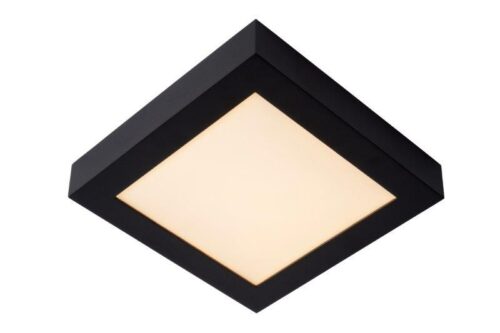 Lucide 28117/22/30 LED Koupelnové stropní svítidlo | Teplá bílá | Černá | 22W