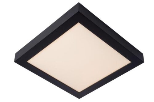 Lucide 28117/30/30 LED Koupelnové stropní svítidlo | Teplá bílá | Černá | 30W