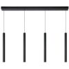 Lucide 74403/04/30 LED stropní svítidlo | Teplá bílá | Černá | 4x4W