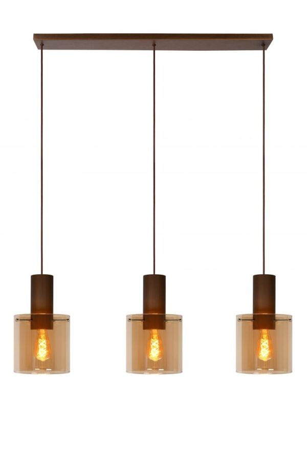 Lucide 74405/03/62 LED lustr | E27 | Barevný kov