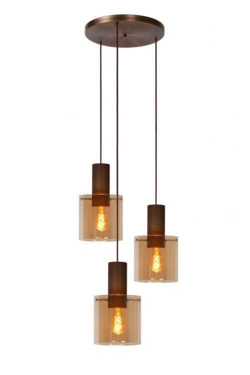 Lucide 74405/13/62 LED lustr | E27 | Barevný kov
