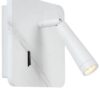 Lucide 77282/03/31 LED Nástěnní svítidlo s vypínačem | Teplá bílá | Bílá | 3W