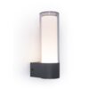 Lutec 5000501118 Dropa LED Nástěnné venkovní světlo | RGB | Variabilní | 9W | Šedá | 7