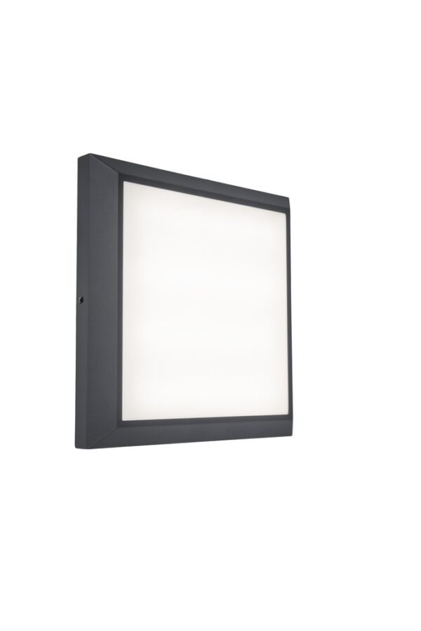 Lutec 5102101118 Helena LED Nástěnné venkovní světlo | Přírodní bílá | Šedá | 21,5W | 4000 K