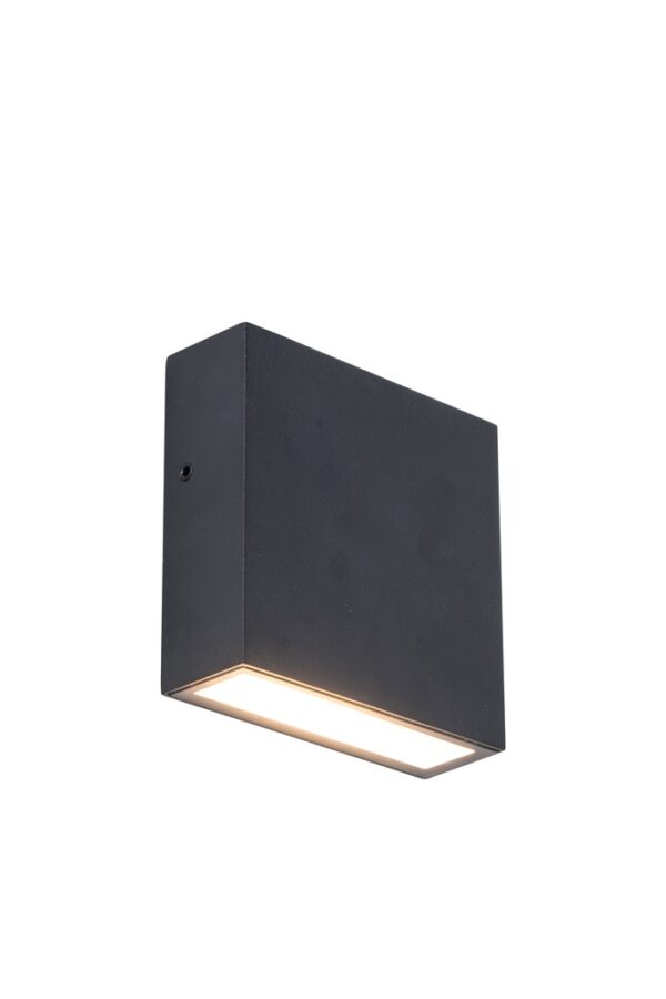 Lutec 5104002012 Gemini LED Nástěnné venkovní světlo | Teplá bílá | Černá | 9,5W | 3000 K