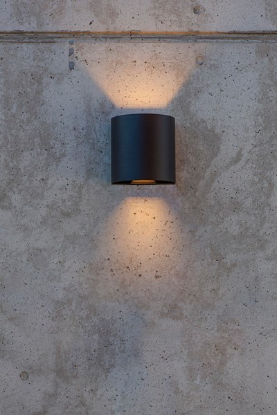 Lutec 5104006012 Gemini Beams LED Nástěnné venkovní světlo | Teplá bílá | Černá | 10W
