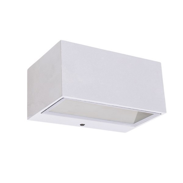 Lutec 5189102032 Gemini LED Nástěnné venkovní světlo | Přírodní bílá | Bílá | 11W