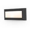 Lutec 5191605012 Helena LED Nástěnné venkovní světlo | Teplá bílá | Černá | 11W