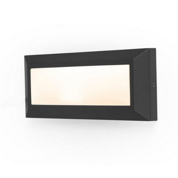 Lutec 5191605012 Helena LED Nástěnné venkovní světlo | Teplá bílá | Černá | 11W