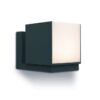 Lutec 5193803012 Cuba LED Nástěnné venkovní světlo | Teplá bílá | Černá | 12,2W | 3000 K