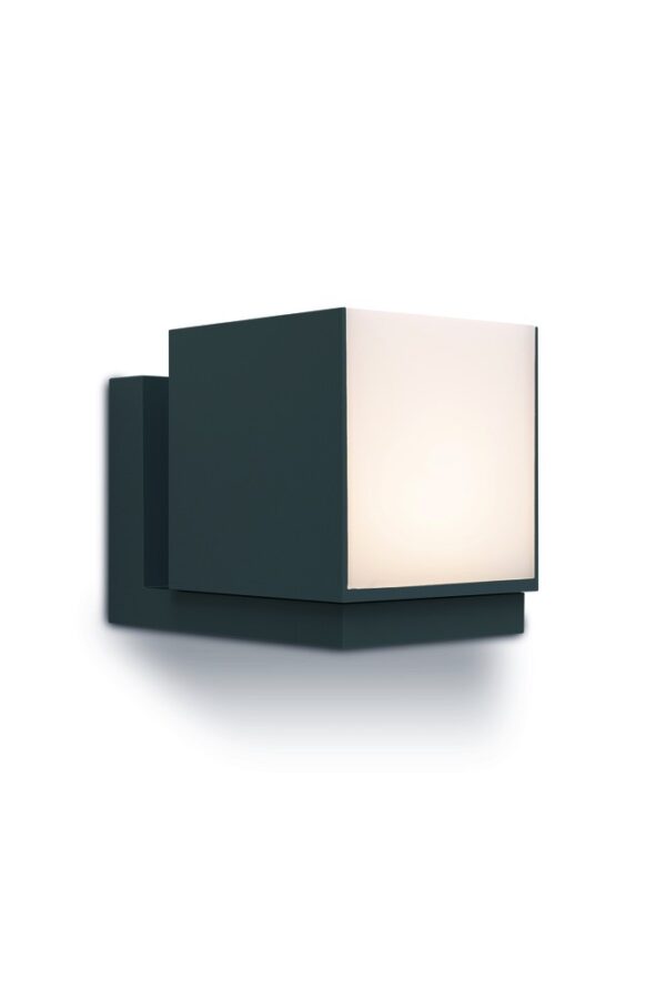 Lutec 5193803012 Cuba LED Nástěnné venkovní světlo | Teplá bílá | Černá | 12,2W | 3000 K