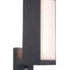 Lutec 5193811118 Cuba LED Nástěnné venkovní světlo | Variabilni | Šedá | 14W | 3000 K