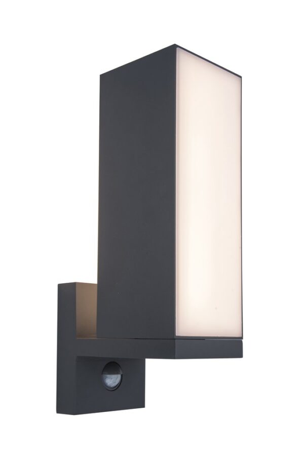 Lutec 5193811118 Cuba LED Nástěnné venkovní světlo | Variabilni | Šedá | 14W | 3000 K