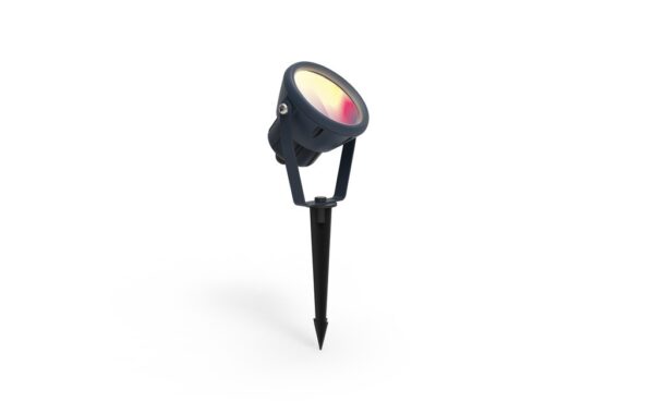 Lutec 6602903424 Mini Leto LED Zahradní sloupkové světlo | RGB | Variabilní + RGB | 8W | Šedá