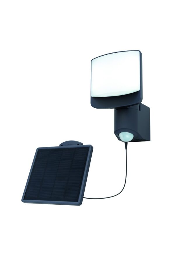 Lutec 6925701345 Sunshine LED Nástěnné venkovní světlo | Studená bílá | Šedá | 7W | 5000 K